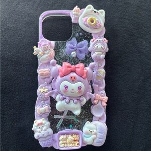 Cute Purple and Pink Character Phone Case